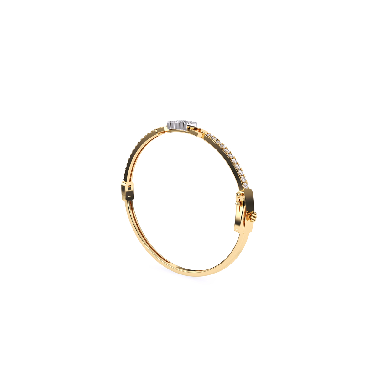 Amazing Half Eternity Diamond Bracelet